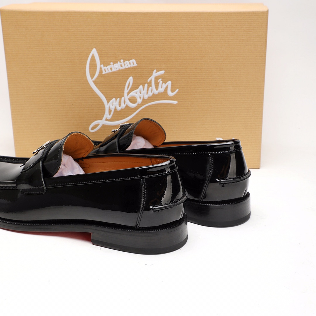 Christian Louboutin Style Leather Men's Shoes Men's Shoes Men's Shoes detail image 7 from source 782742