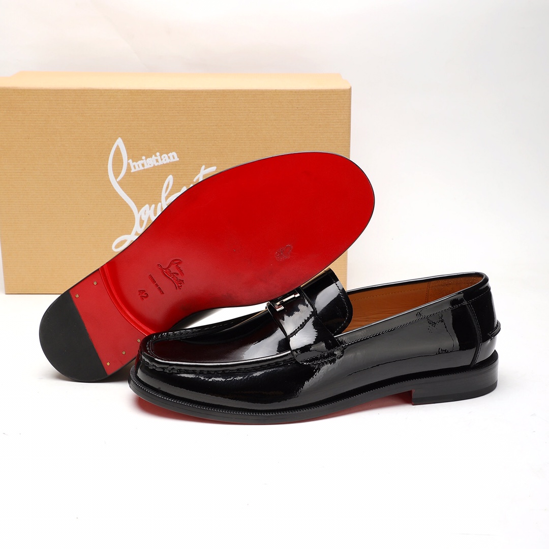 Christian Louboutin Style Leather Men's Shoes Men's Shoes Men's Shoes detail image 9 from source 782742