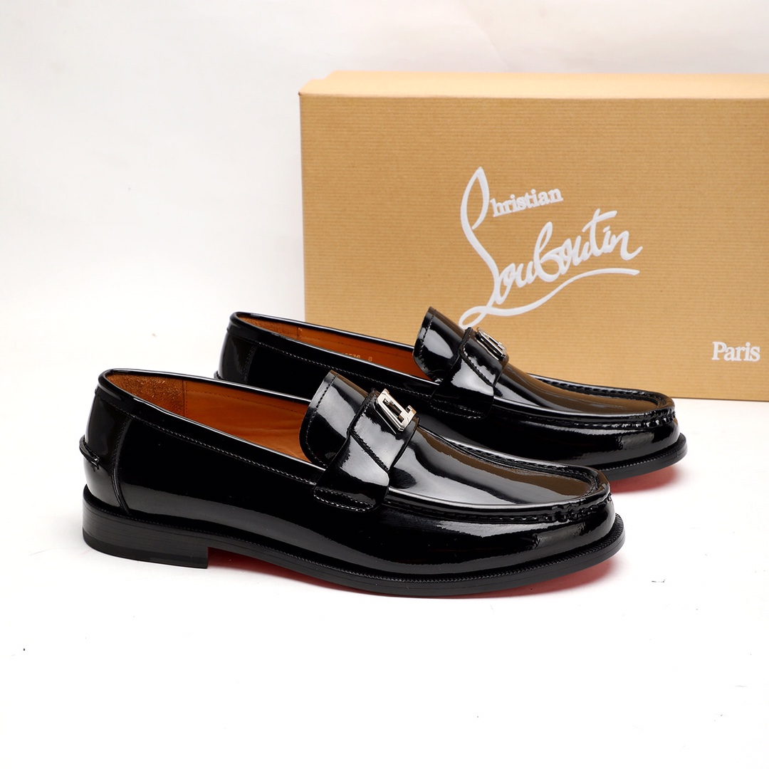 Christian Louboutin（cl男） Style Leather Men's Shoes Lookbook Reference image 2
