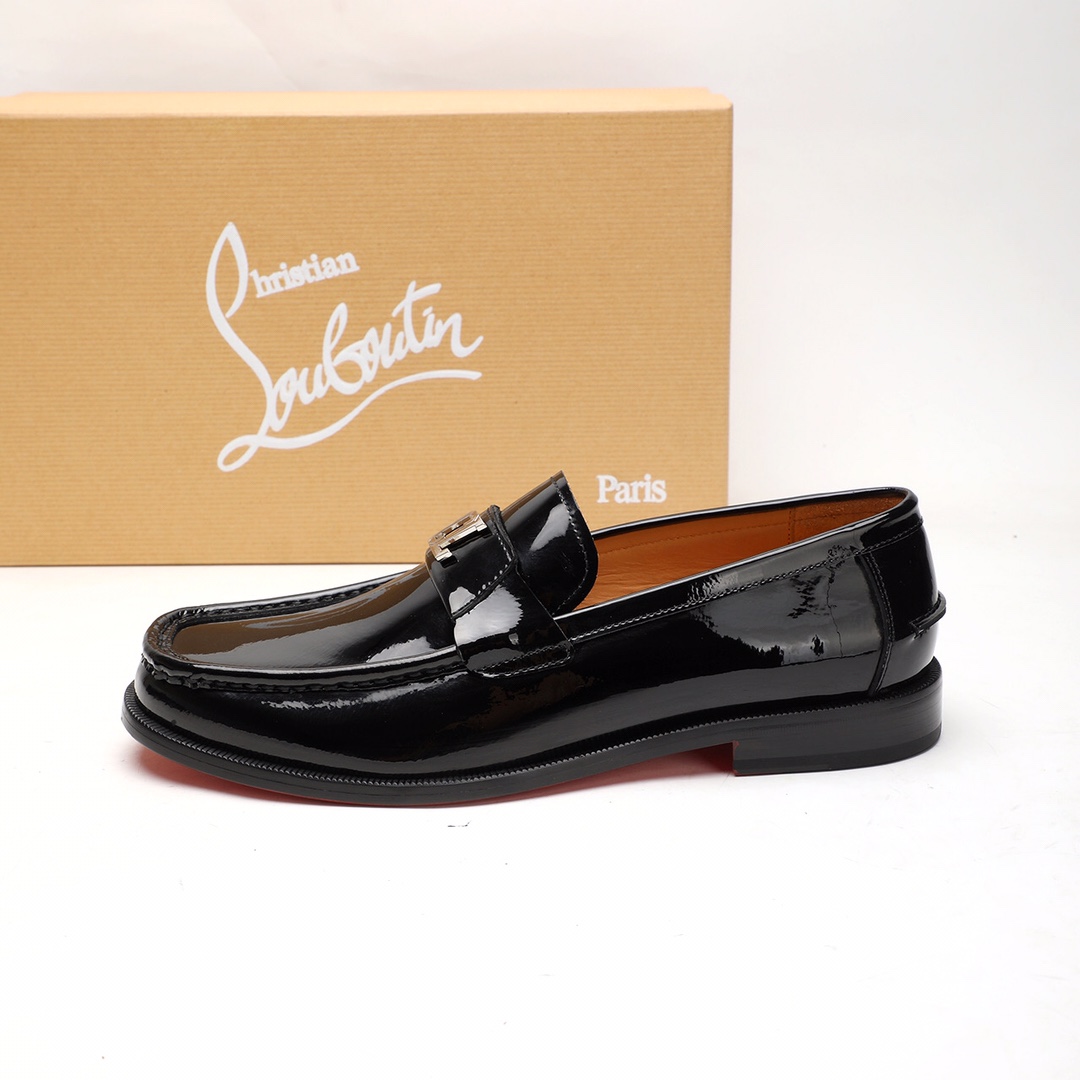 Christian Louboutin Style Leather Men's Shoes Men's Shoes Men's Shoes detail image 5 from source 782742