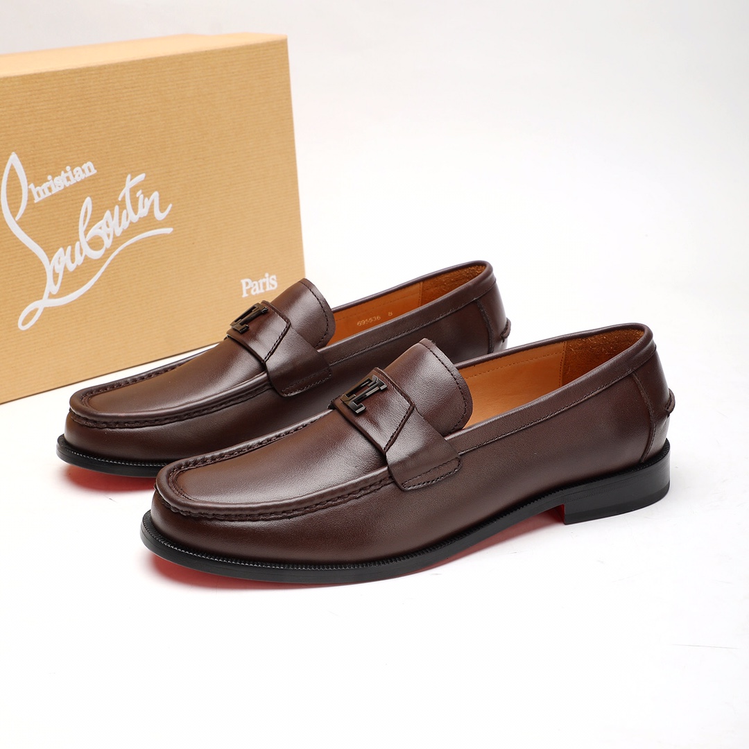 Christian Louboutin Style Leather Men's Shoes Men's Shoes Men's Shoes detail image 3 from source 782744