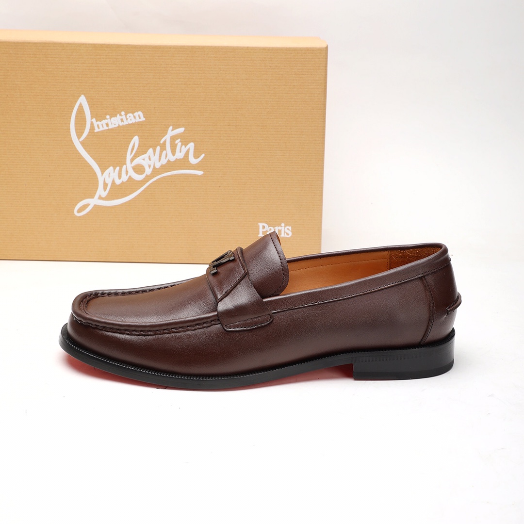 Christian Louboutin Style Leather Men's Shoes Men's Shoes Men's Shoes detail image 5 from source 782744