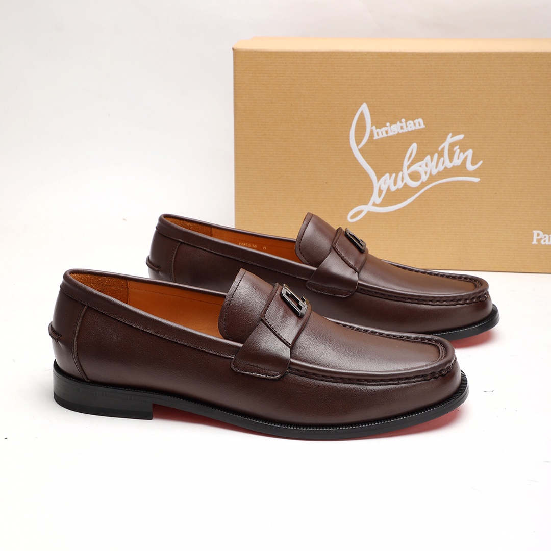 Christian Louboutin（cl男） Style Leather Men's Shoes Lookbook Reference image 2