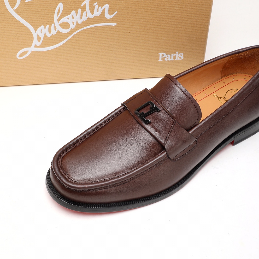 Christian Louboutin Style Leather Men's Shoes Men's Shoes Men's Shoes detail image 6 from source 782744