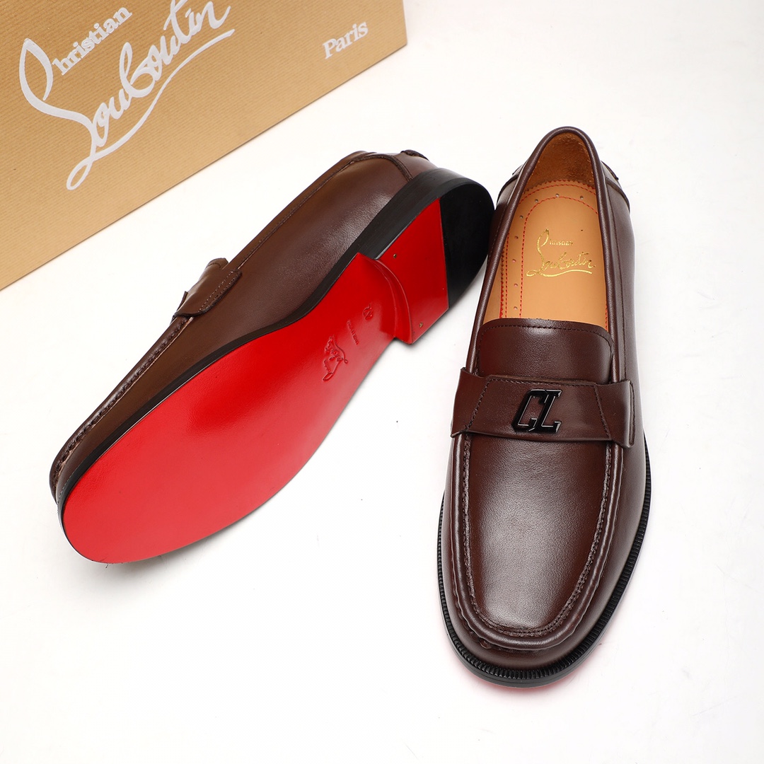 Christian Louboutin Style Leather Men's Shoes Men's Shoes Men's Shoes detail image 8 from source 782744