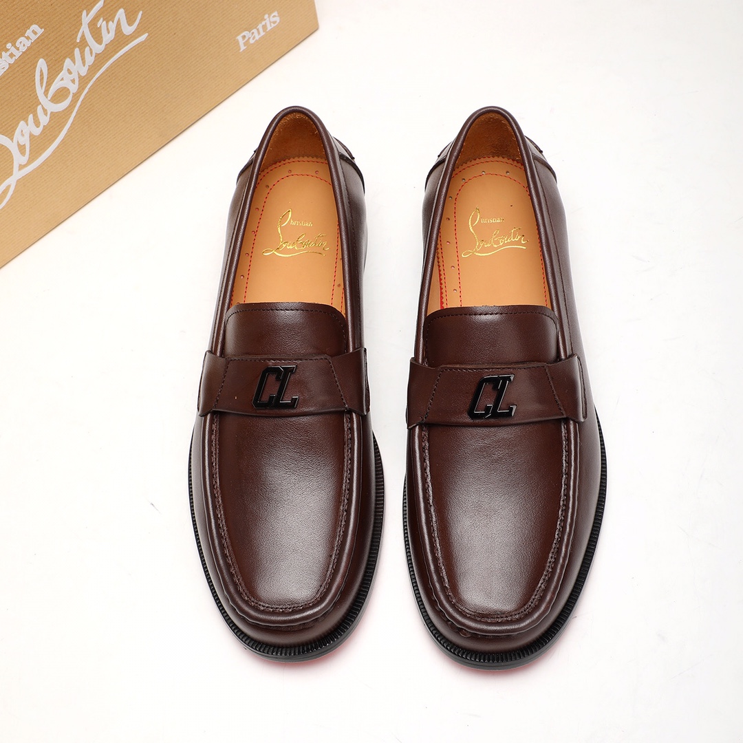 Christian Louboutin（cl男） Style Leather Men's Shoes Lookbook Reference image 1