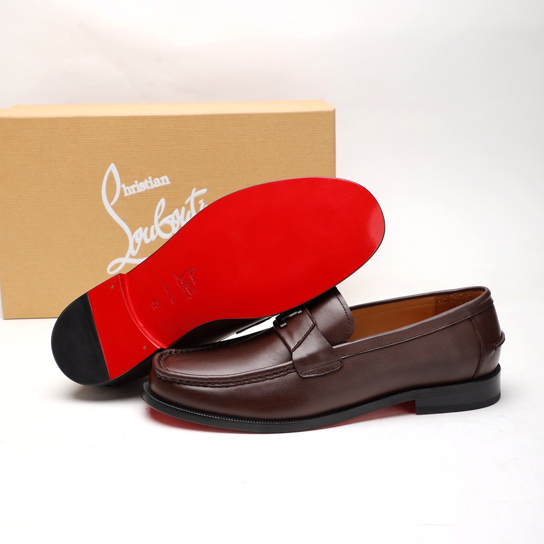 Christian Louboutin Style Leather Men's Shoes Men's Shoes Men's Shoes detail image 9 from source 782744