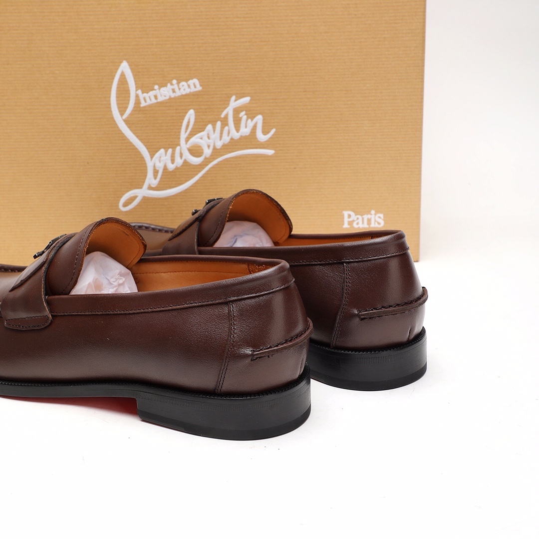 Christian Louboutin Style Leather Men's Shoes Men's Shoes Men's Shoes detail image 7 from source 782744