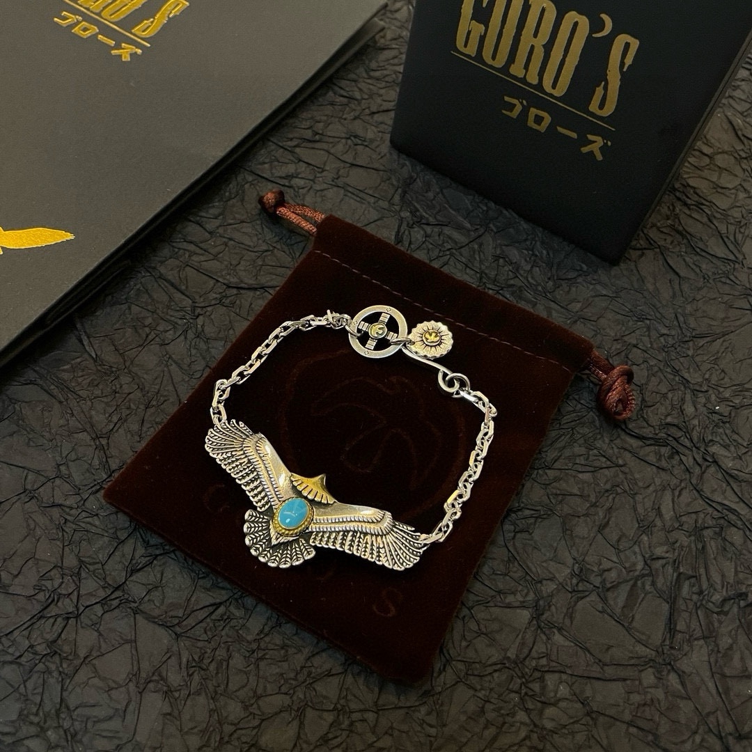 “High Bridge Sanctuary Flying Eagle Bracelet: Top-End Handmade Unisex Jewelry” - 图片 7