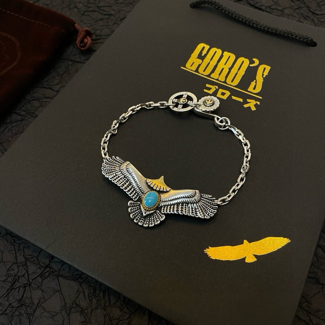 “High Bridge Sanctuary Flying Eagle Bracelet: Top-End Handmade Unisex Jewelry” - 图片 9