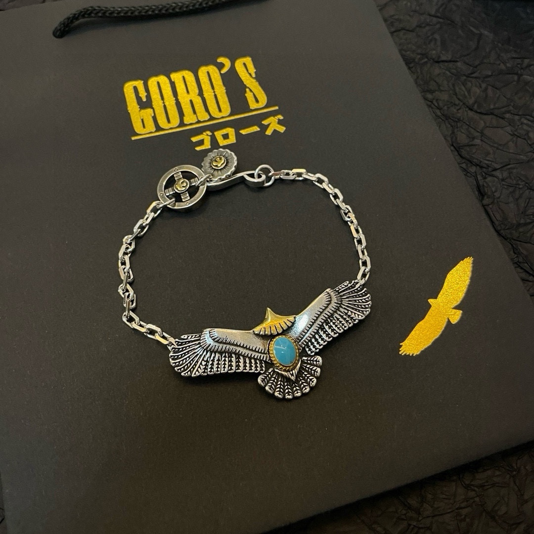 “High Bridge Sanctuary Flying Eagle Bracelet: Top-End Handmade Unisex Jewelry” - 图片 3