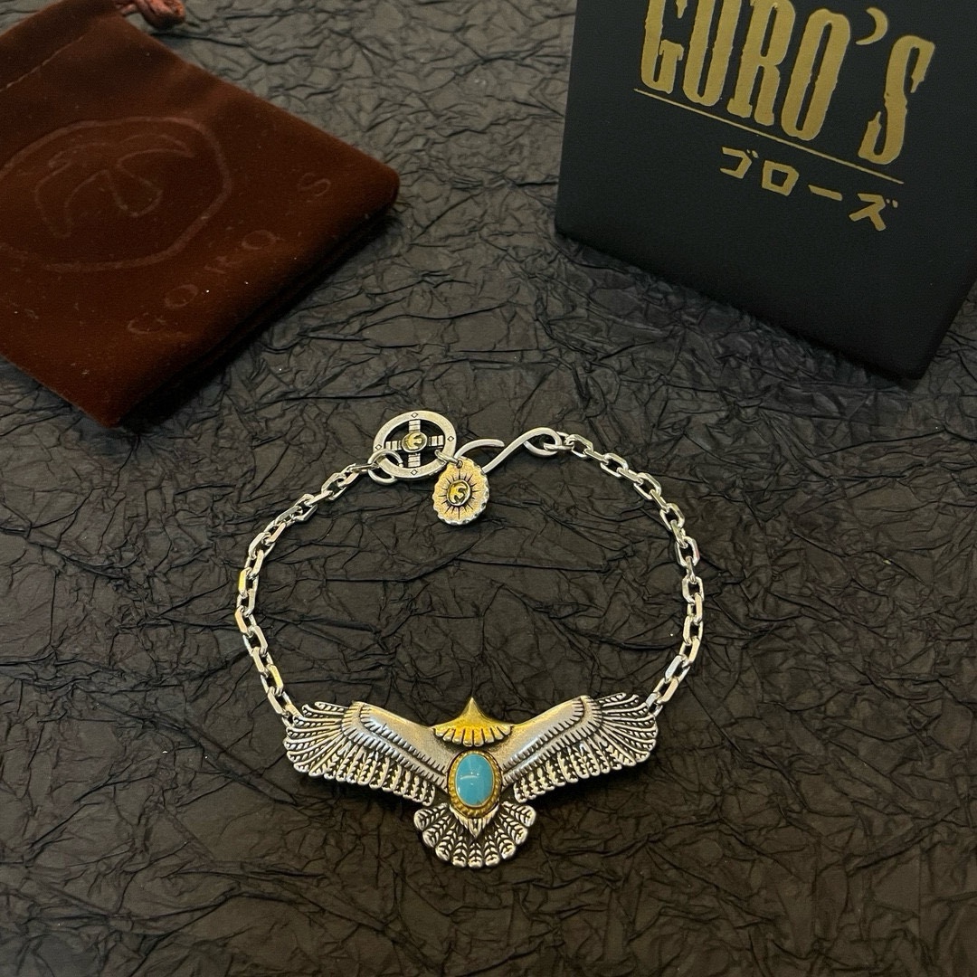 “High Bridge Sanctuary Flying Eagle Bracelet: Top-End Handmade Unisex Jewelry” - 图片 5
