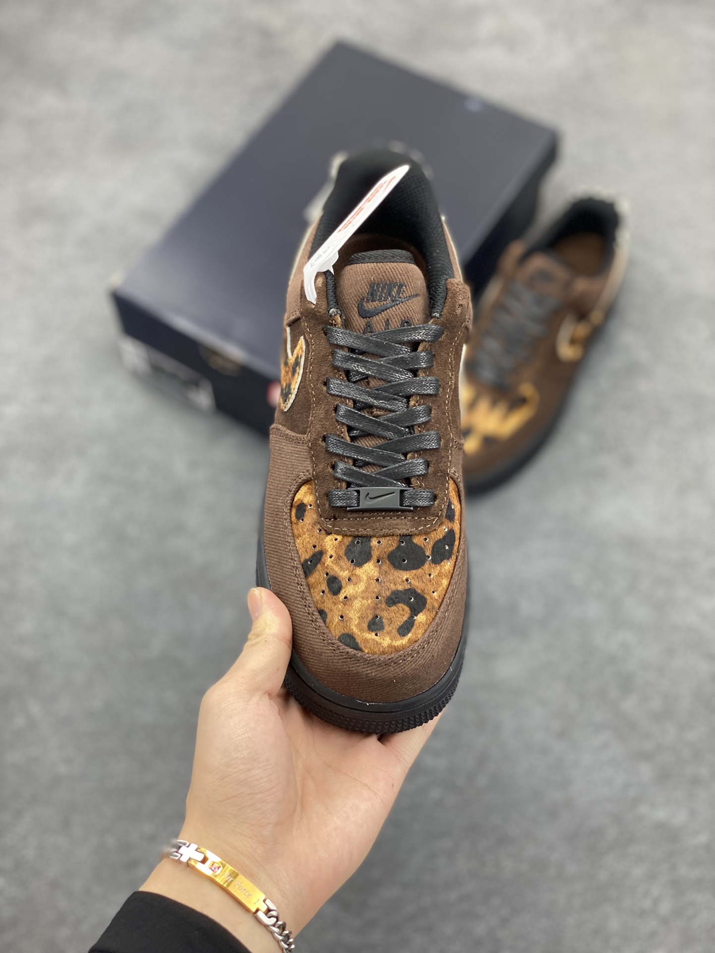 图片[2]-NK Air Force 1 空军一号 豹纹 原楦头原纸板 打造纯正空军版型#专注外贸渠道 全掌内置蜂窝气垫 #原盒配件 原厂中底钢印、拉帮完美 货号：HV6356-200 尺码：36 36.5 37.5 38 38.5 39 40 40.5 41 42 42.5 43 44 44.5 45-选品中心