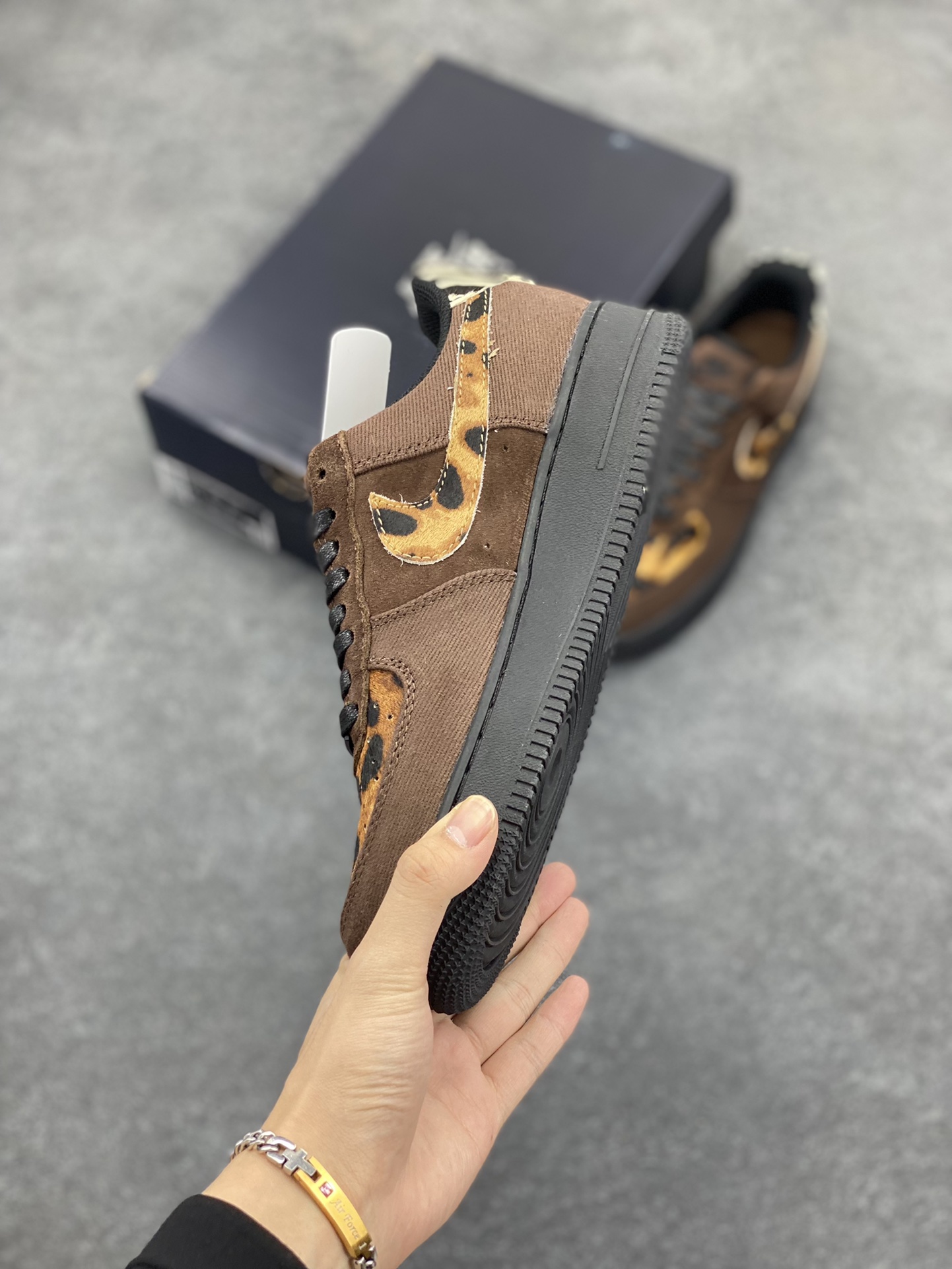 图片[3]-NK Air Force 1 空军一号 豹纹 原楦头原纸板 打造纯正空军版型#专注外贸渠道 全掌内置蜂窝气垫 #原盒配件 原厂中底钢印、拉帮完美 货号：HV6356-200 尺码：36 36.5 37.5 38 38.5 39 40 40.5 41 42 42.5 43 44 44.5 45-选品中心