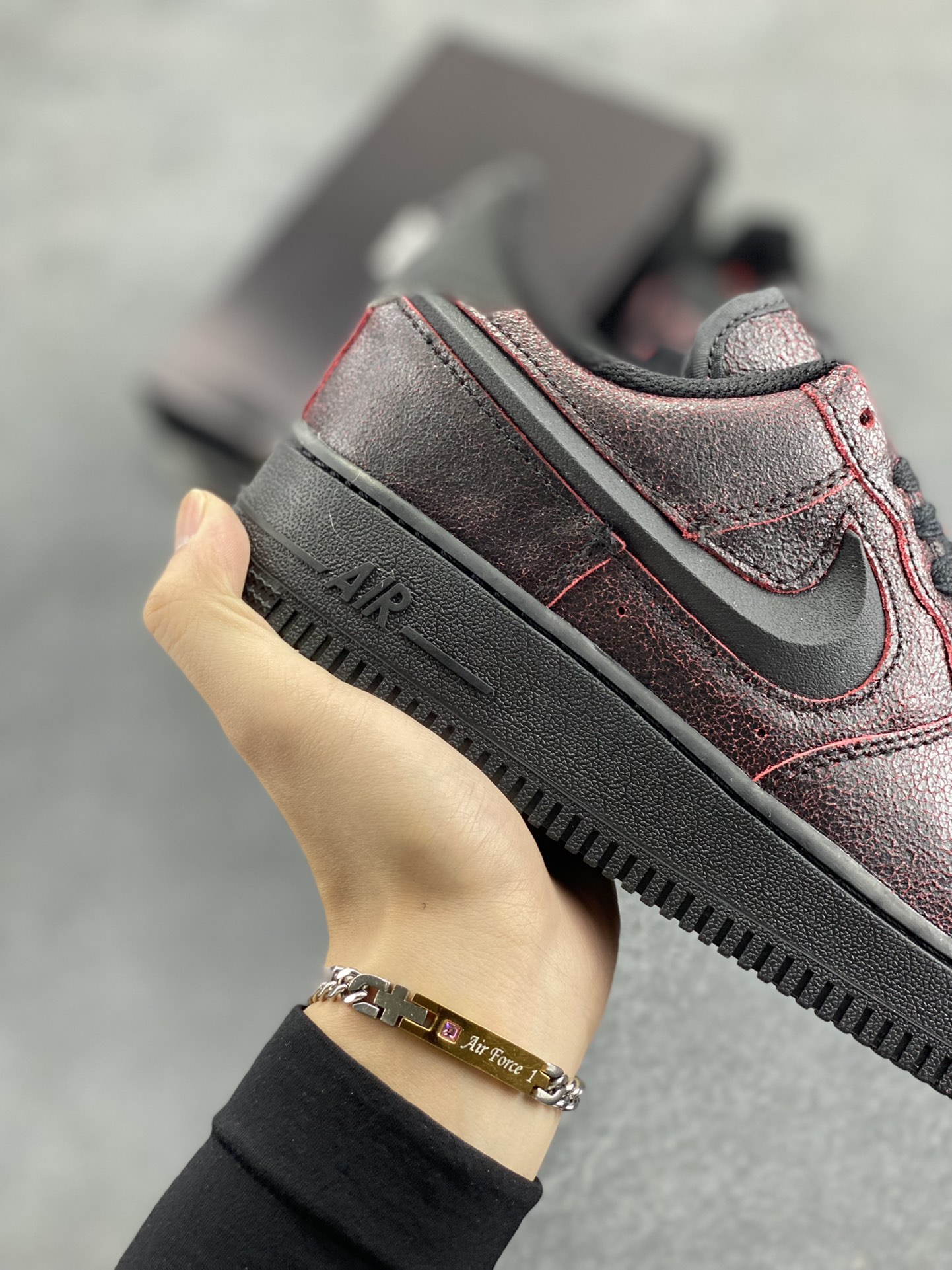 图片[6]-Nike Air Force 1 Low 万圣节 原楦头原纸板 打造纯正空军版型 专注外贸渠道 全掌内置蜂窝气垫 原盒配件 原厂中底钢印、拉帮完美 货号：HV2016-001 尺码：36 36.5 37.5 38 38.5 39 40 40.5 41 42 42.5 43 44 44.5 45-选品中心