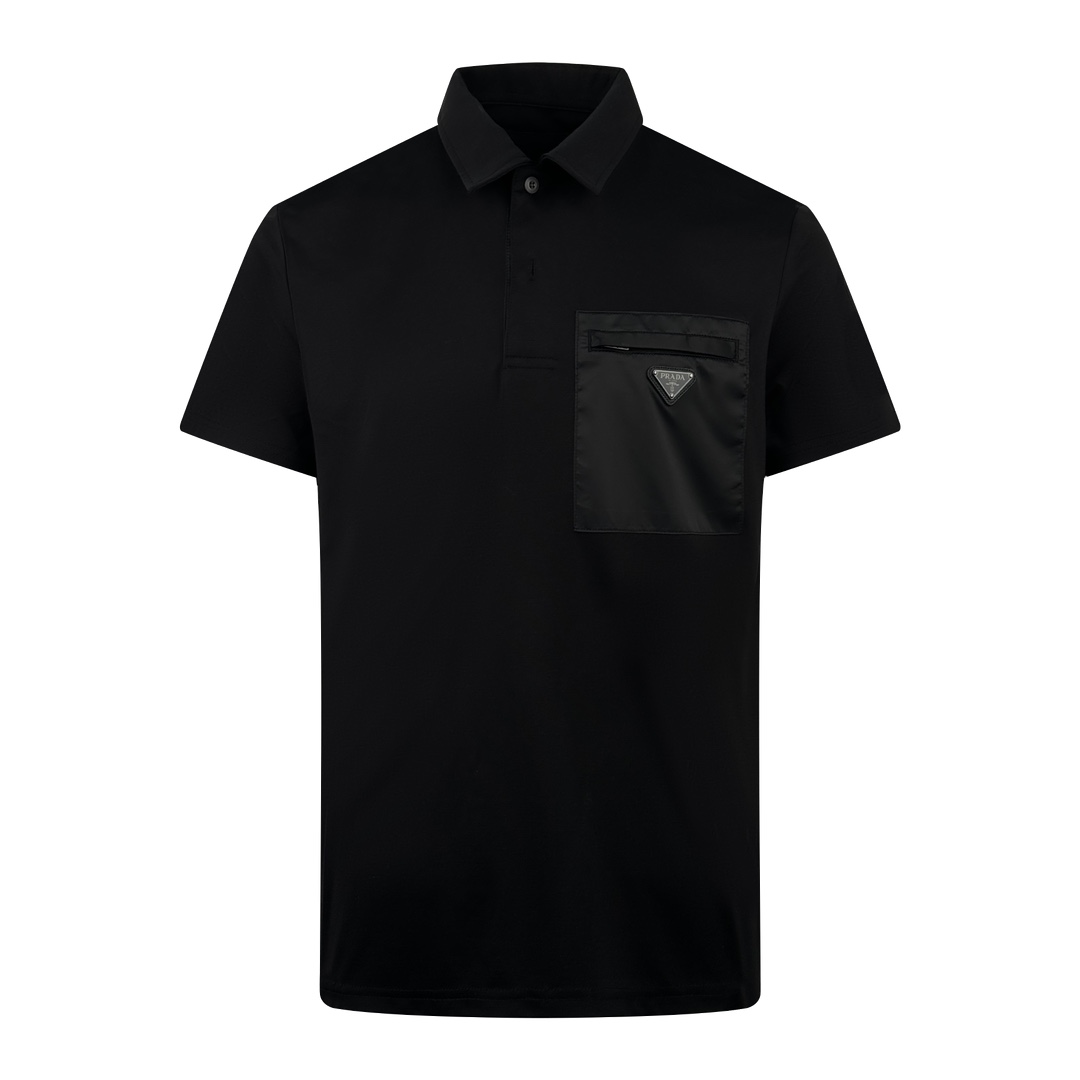 Prada 三角标口袋Polo衫