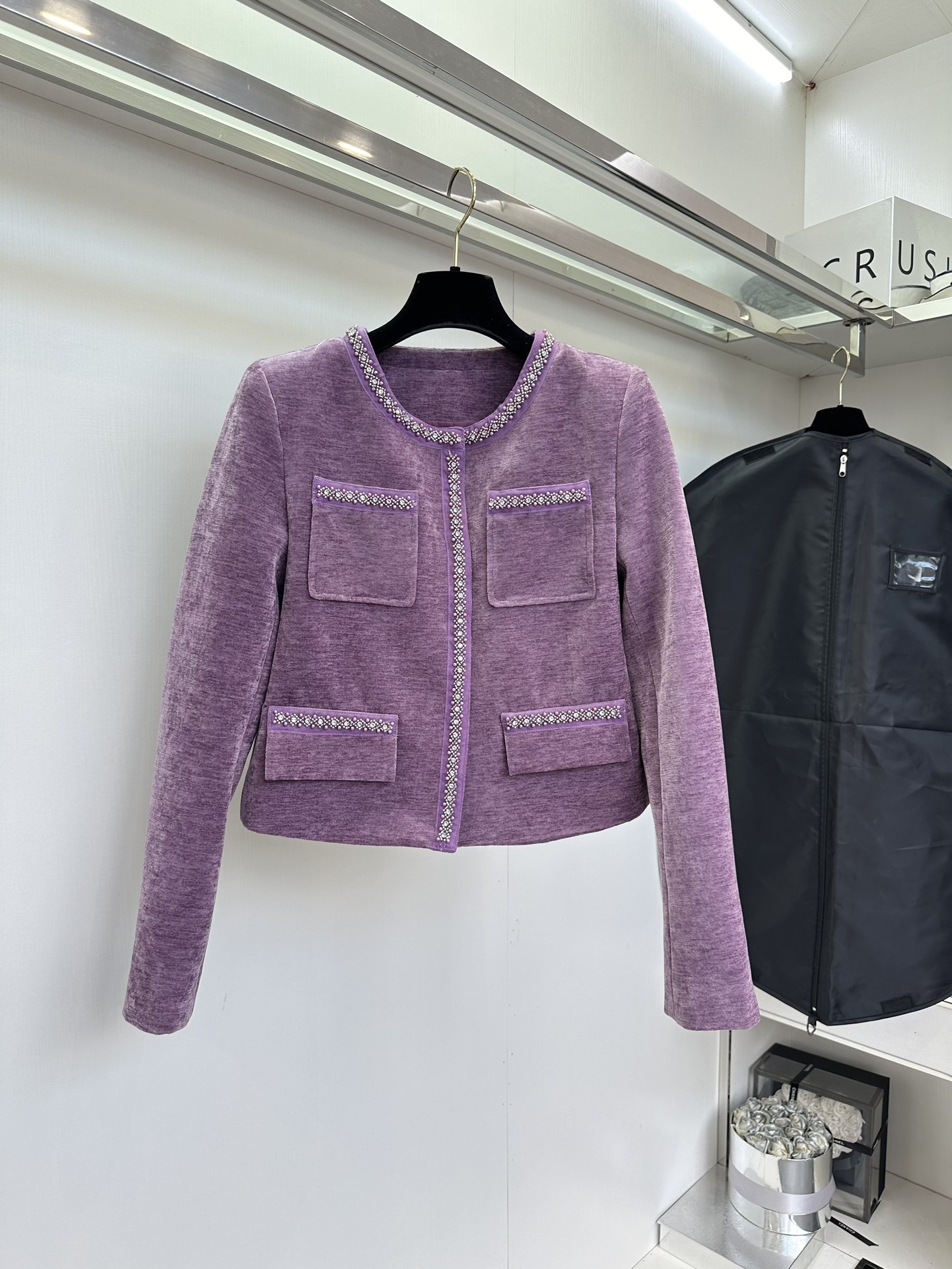 Stylish Purple Coat for Autumn Winter Festival < MEET HER > - 图片 1