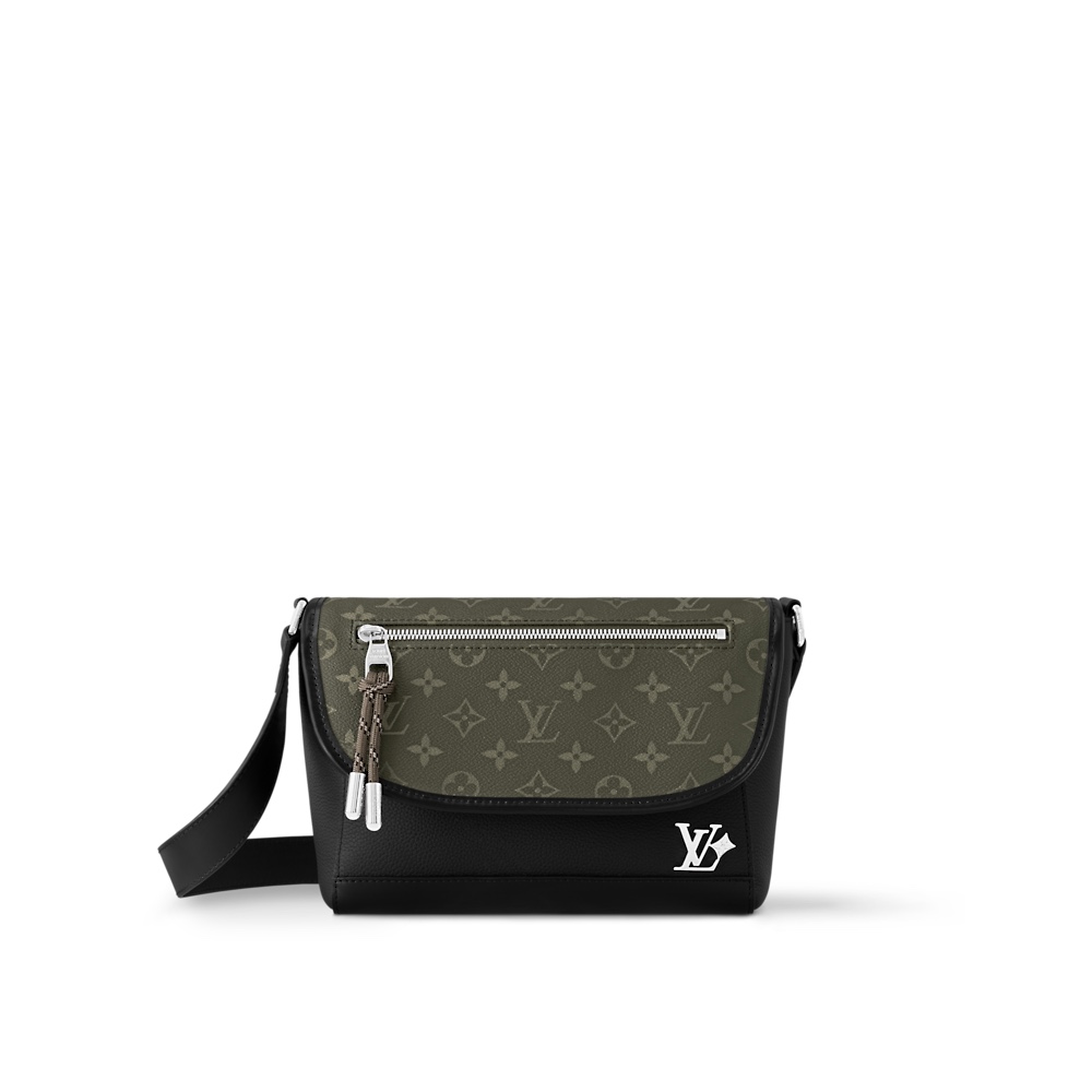 Borse Messenger Verde M12615 1 Borse Messenger Verde M12615