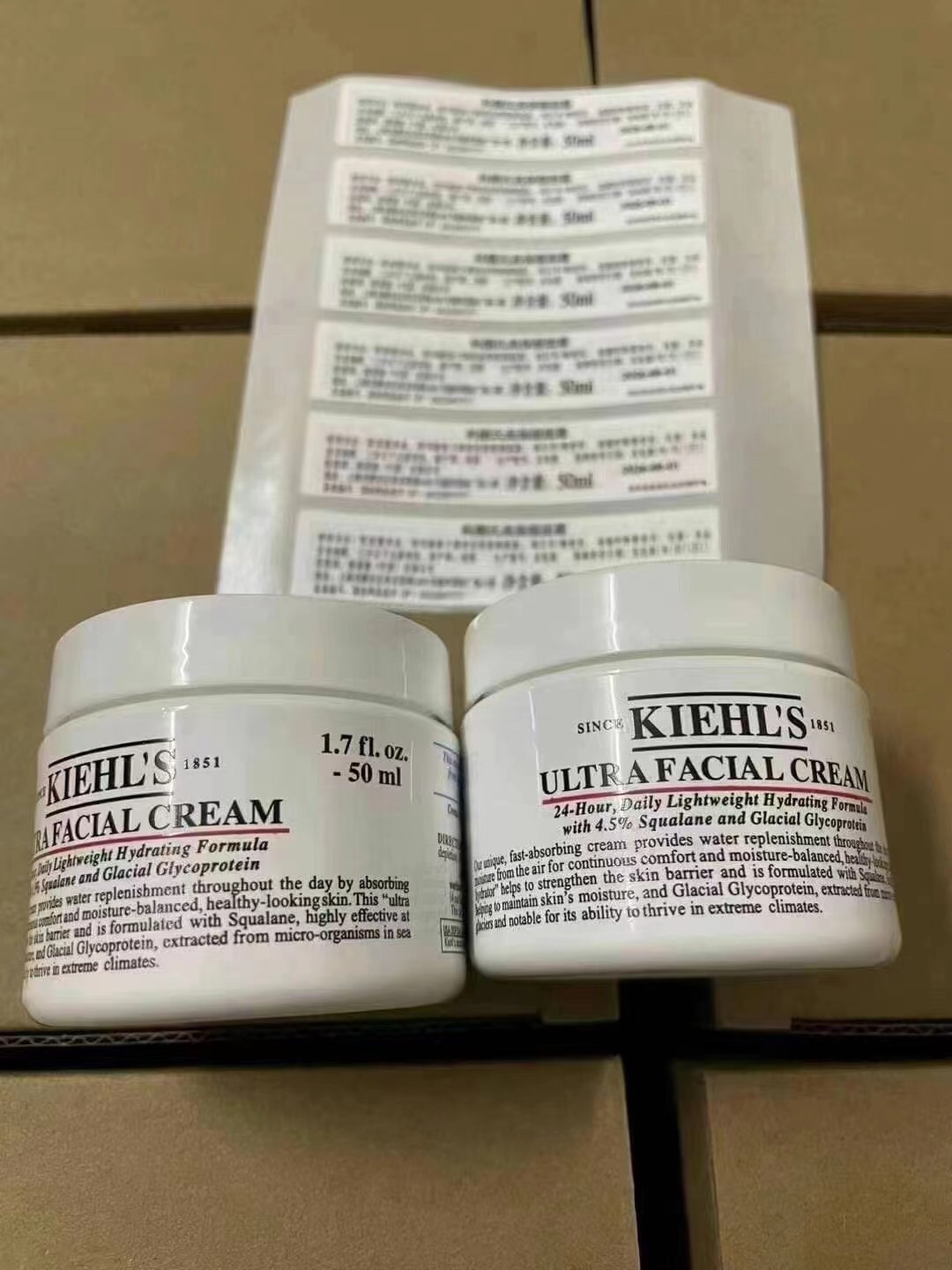 35! ¡Reabastecido! Crema hidratante intensa de Kiehl's versión Mingtong 50ml! Código 18X909 ¡Calidad conforme!