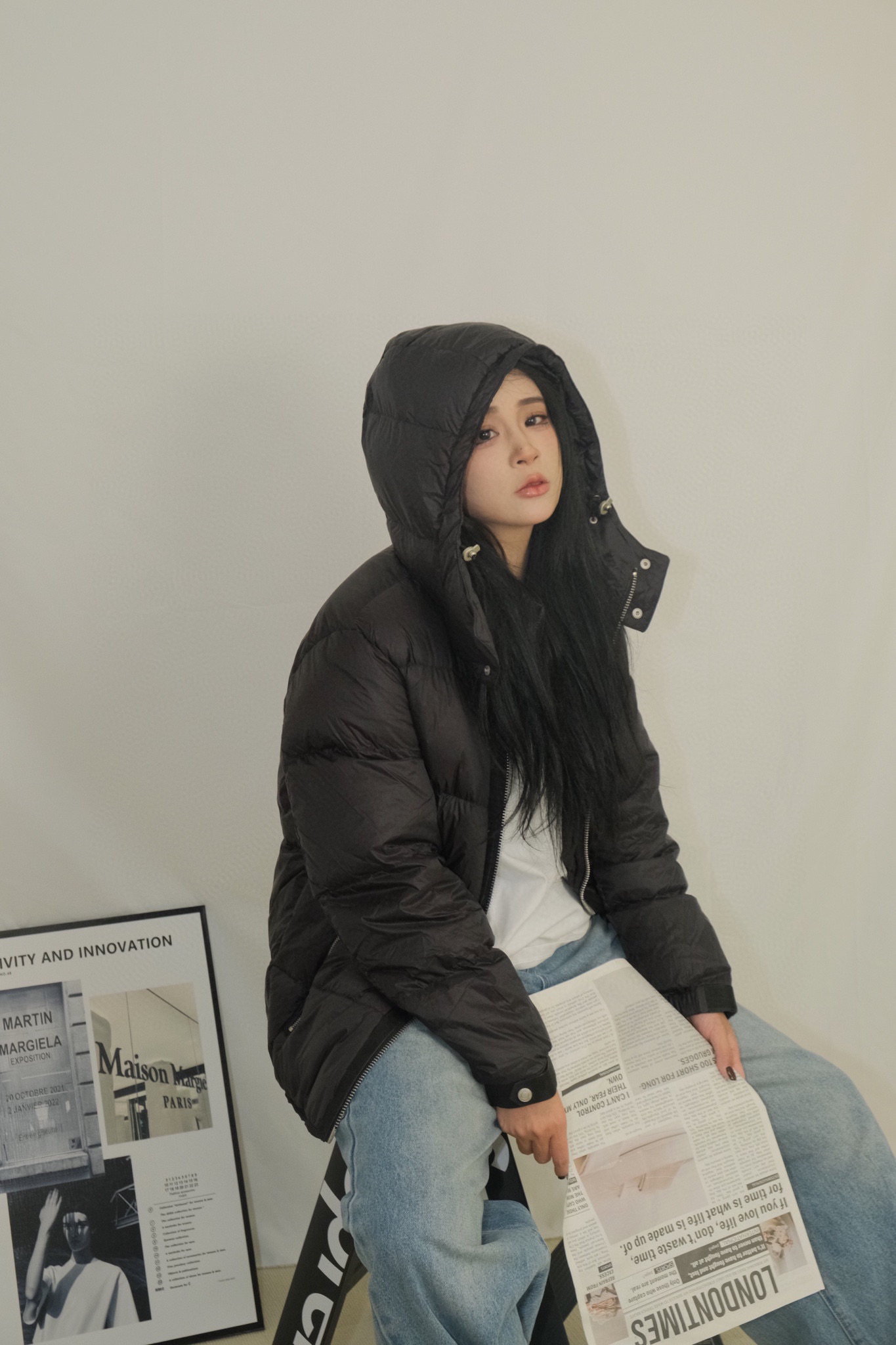 TomFord/汤姆福特拉链连帽羽绒服 上身效果 2