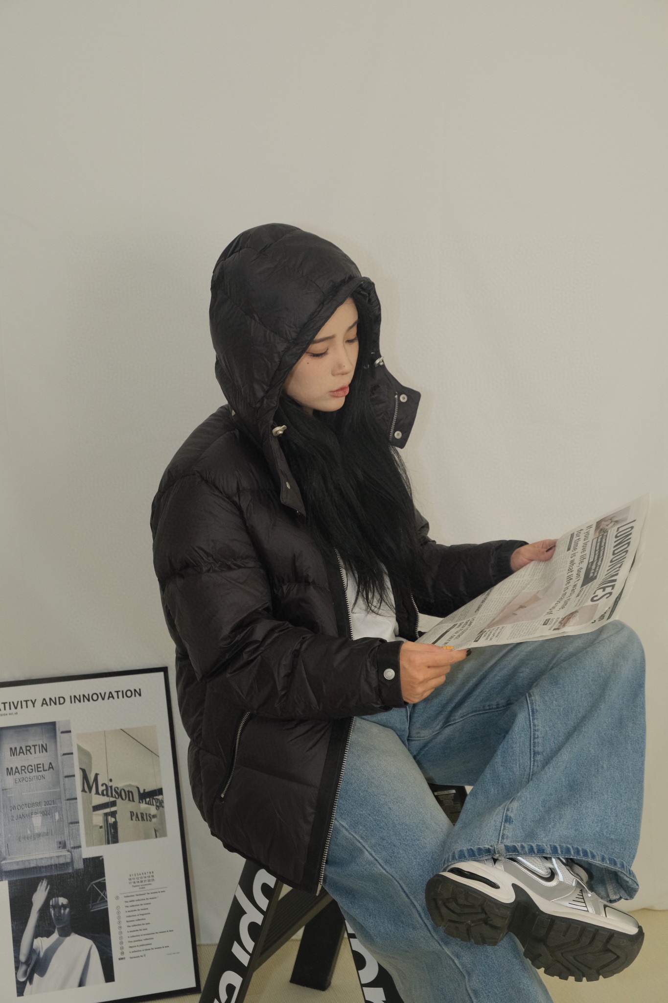 TomFord/汤姆福特拉链连帽羽绒服 上身效果 4