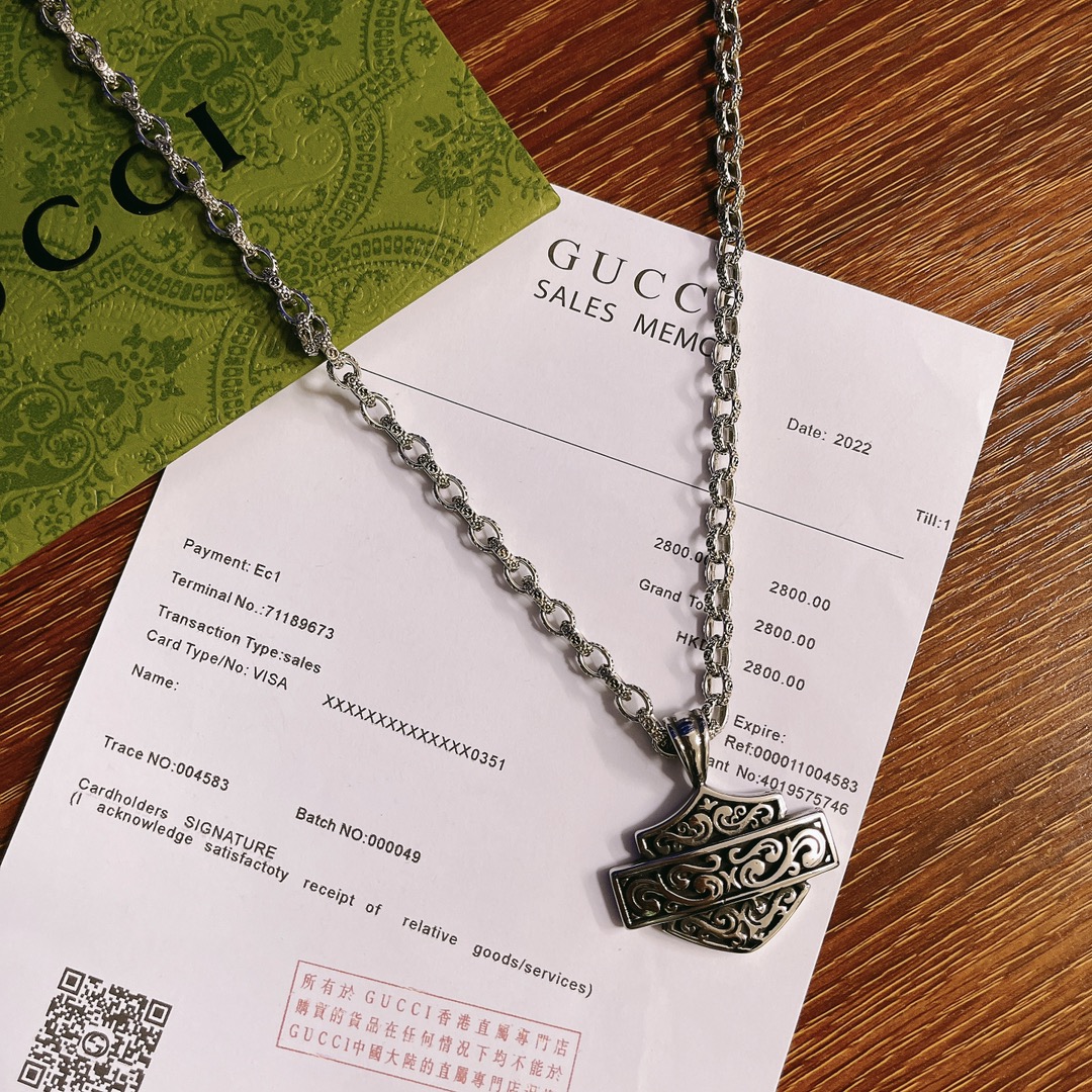 NO:112405,Gucci latest model Gucci counter hits factory direct sales Original one-to-one reproduction Gucci necklace, jewelry boutique, gucci, necklace19860909古驰最新款 古驰专柜爆款 厂家直销 原版一比一复刻 古 驰 项链,饰品精品,gucci,necklace,Jewelry