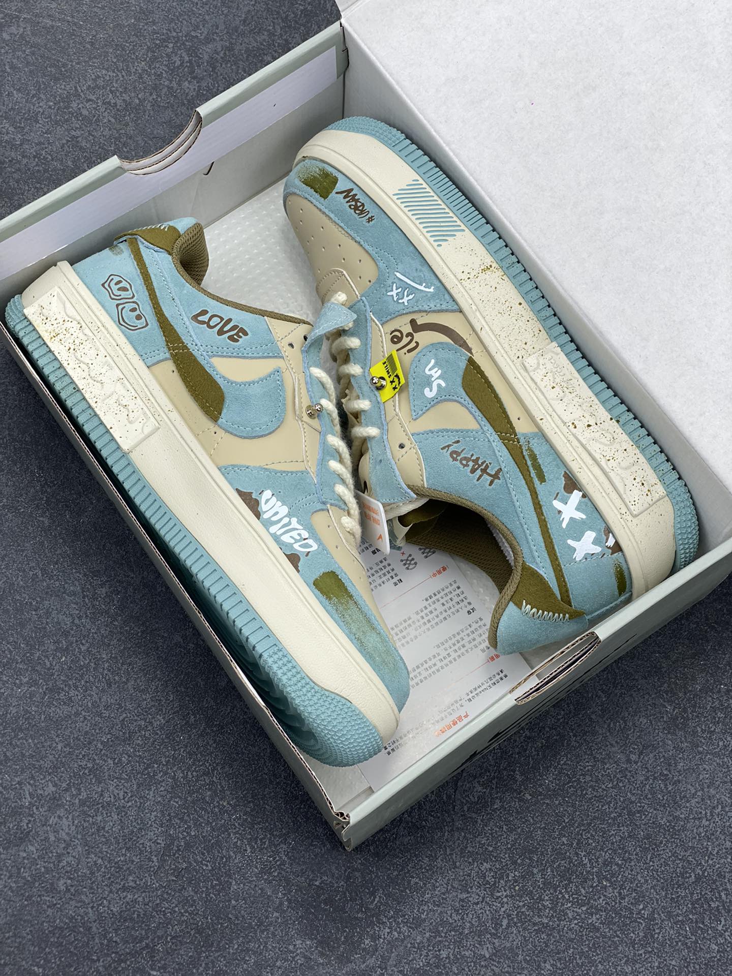 图片[9]-“Enjoy life”NK Air Force 1 Fontanka“苦中作乐” 空军一号定制低帮秋冬板鞋 人生如逆旅，苦乐常相伴。在生活的重重压力与磨难之下，苦中作乐犹如黑暗中的一丝曙光，给予我们继续前行的力量与勇气，享受生活 货号：CW6688-508 尺码：36 36.5 37.5 38 38.5 39 40 40.5 41 42 42.5 43 44 44.5 45-选品中心