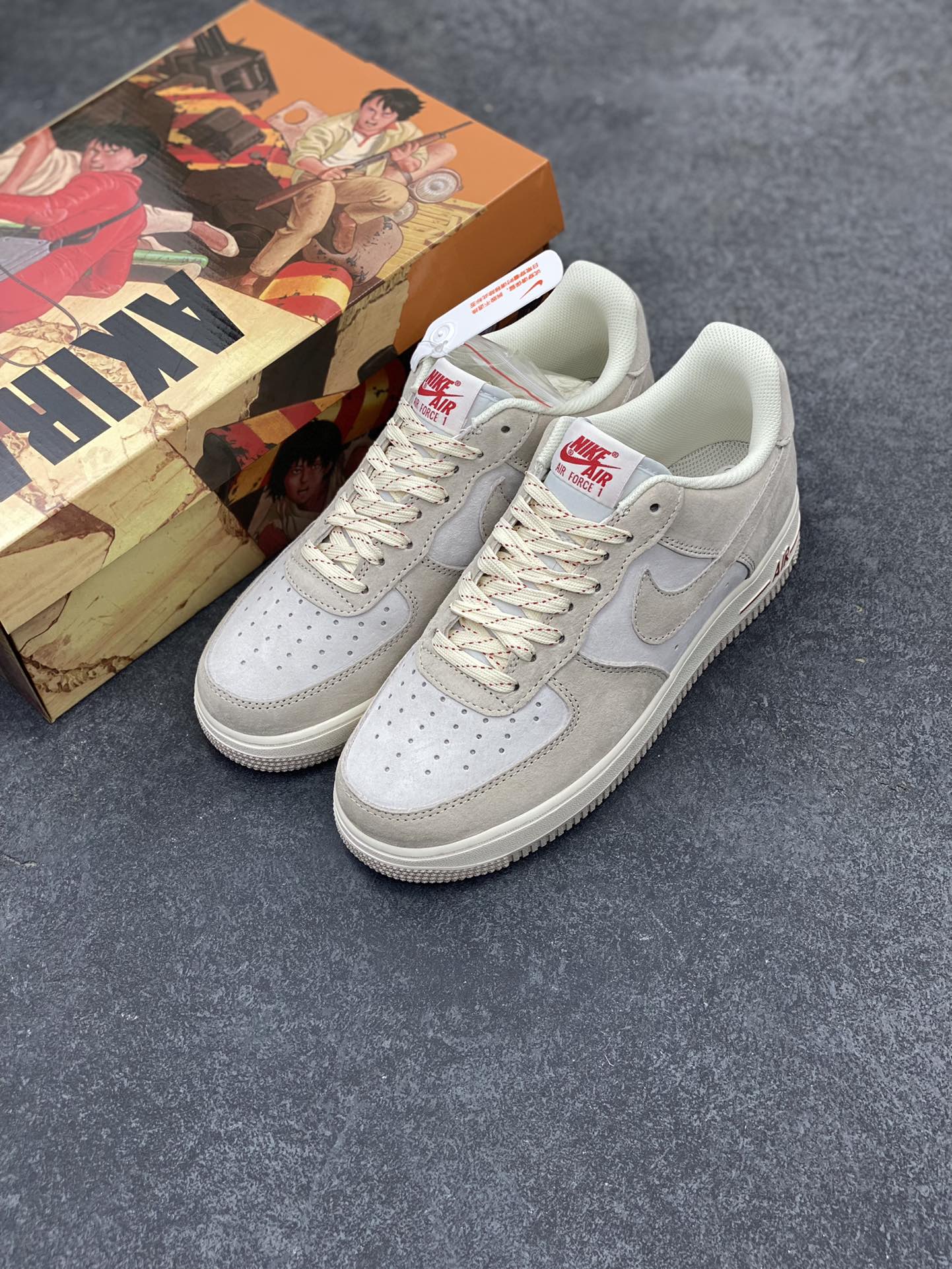 图片[8]-AKIRA×Nike Air Force 1 Low ’07 浅粉配色 头成麂皮 满天星配色 空军一号低帮休闲板鞋 原厂麂皮 原楦原纸板 纯正版型 正品NFC感应芯片 高清洁度 内置全掌气垫 货号：DE3966-623 尺码：36 36.5 37.5 38 38.5 39 40 40.5 41 42 42.5 43 44 44.5 45-选品中心