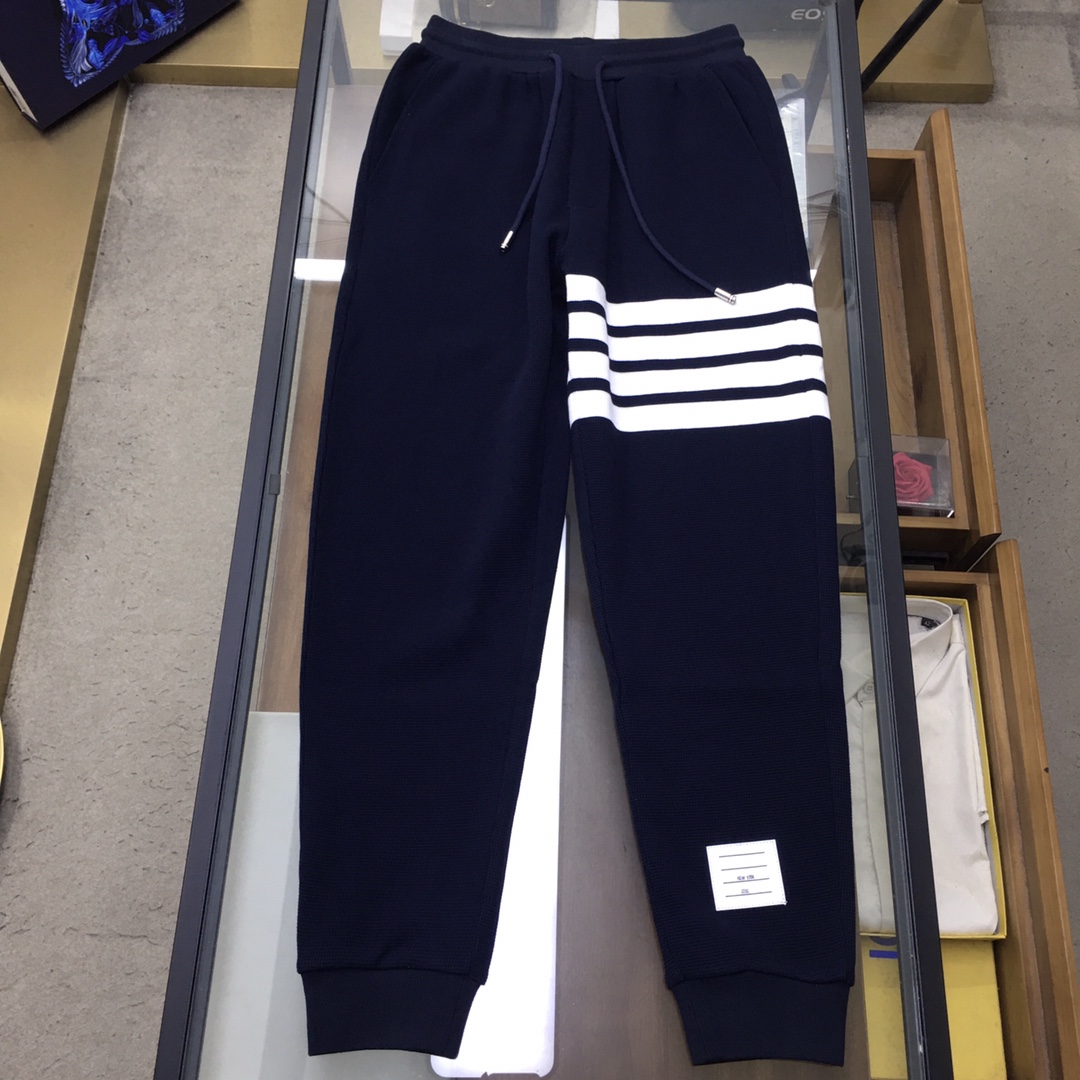  新品🌹 《TB》💕最新季 🆕原版级🆕独家帆船俱乐部四条纹T*B 华夫格系列长裤🔥 
独家定制原版级色织