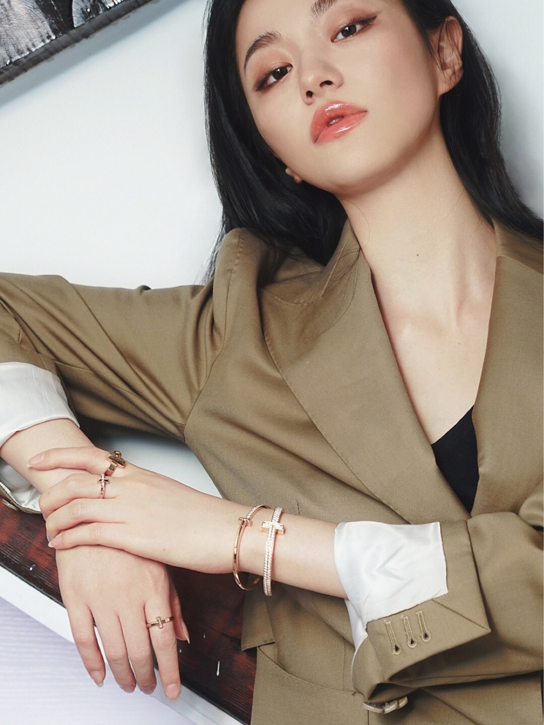 [Tiffany & Co. Jewelry]203117 [Our Product] T1 Narrow Edition Diamond Bracelet