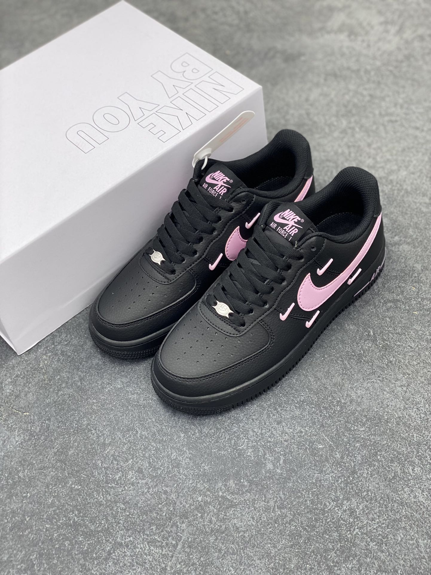 图片[8]-NK Air Force 1‘07 Low 定制款抽屉盒 空军一号低帮休闲板鞋 定制皮料 原楦原纸板 纯正版型 高清洁度 内置全掌气垫 货号：CW2288-111 尺码：36 36.5 37.5 38 38.5 39 40 40.5 41 42 42.5 43 44 44.5 45-选品中心