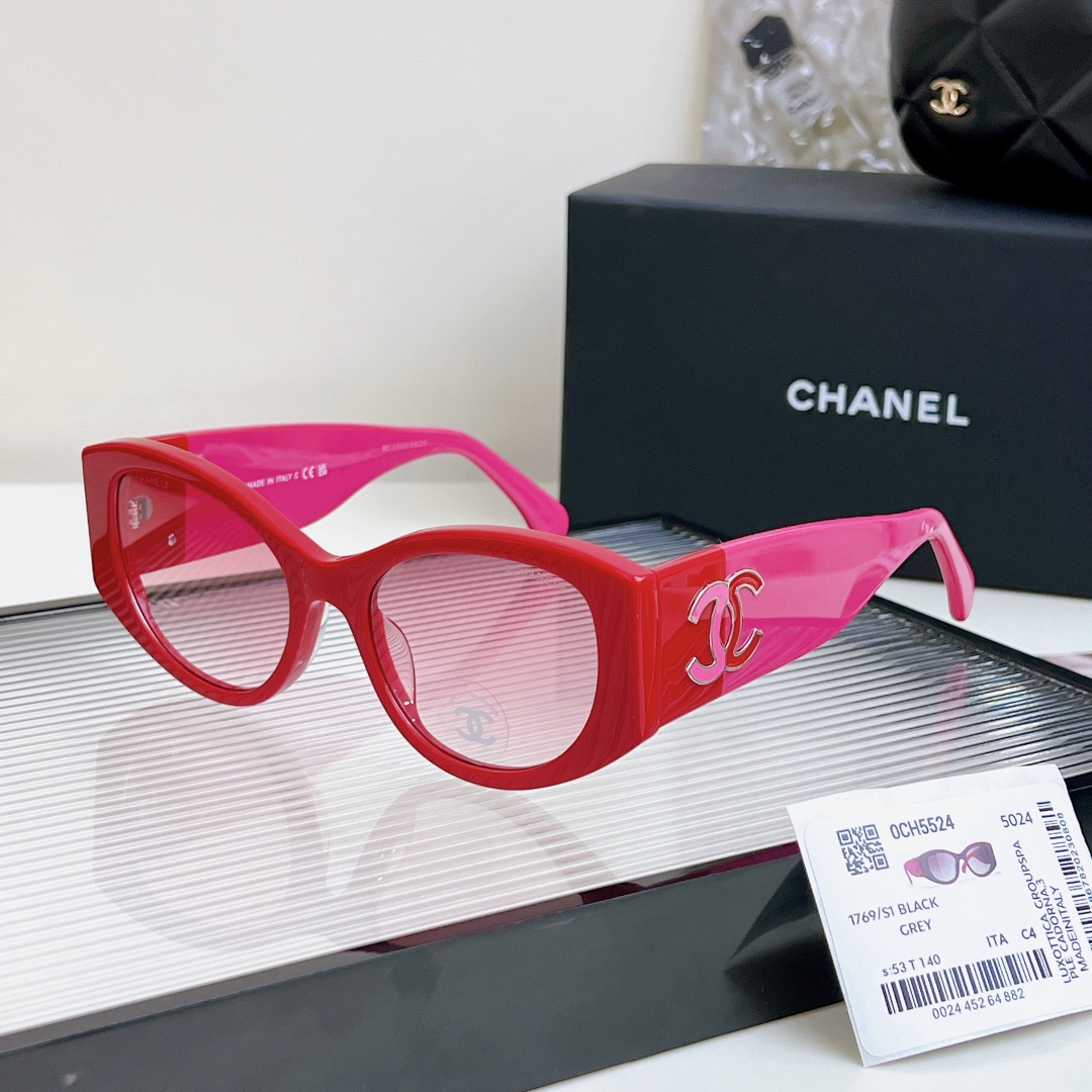 CHANEL高版本MOD5524SIZE53-19-140官网原版1:1拼色