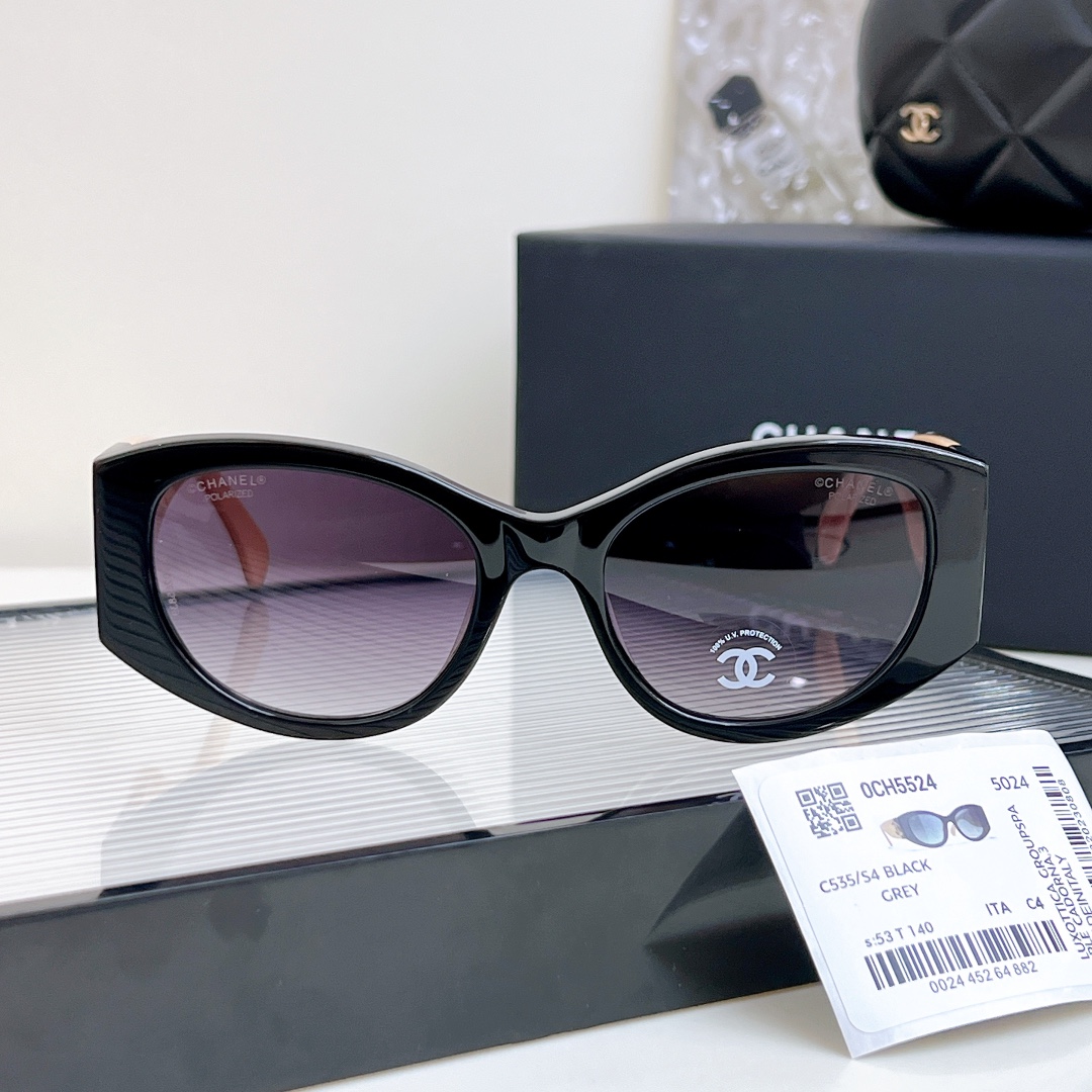 CHANEL高版本MOD5524SIZE53-19-140官网原版1:1拼色