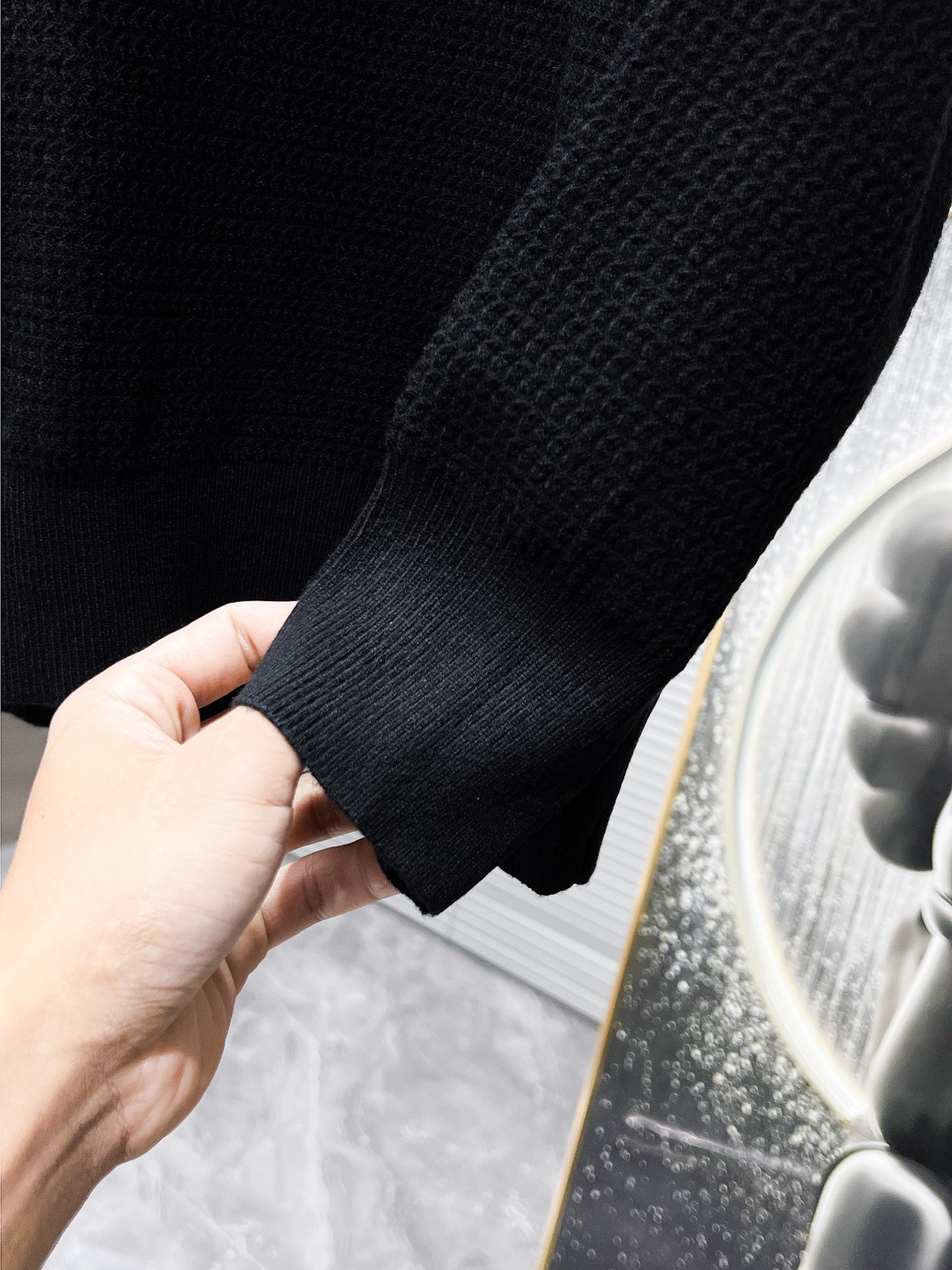 Zegna Wool-Blend Long Sleeve Polo Sweater - Soft, Breathable, High-End 8 i1732861931 7948 7