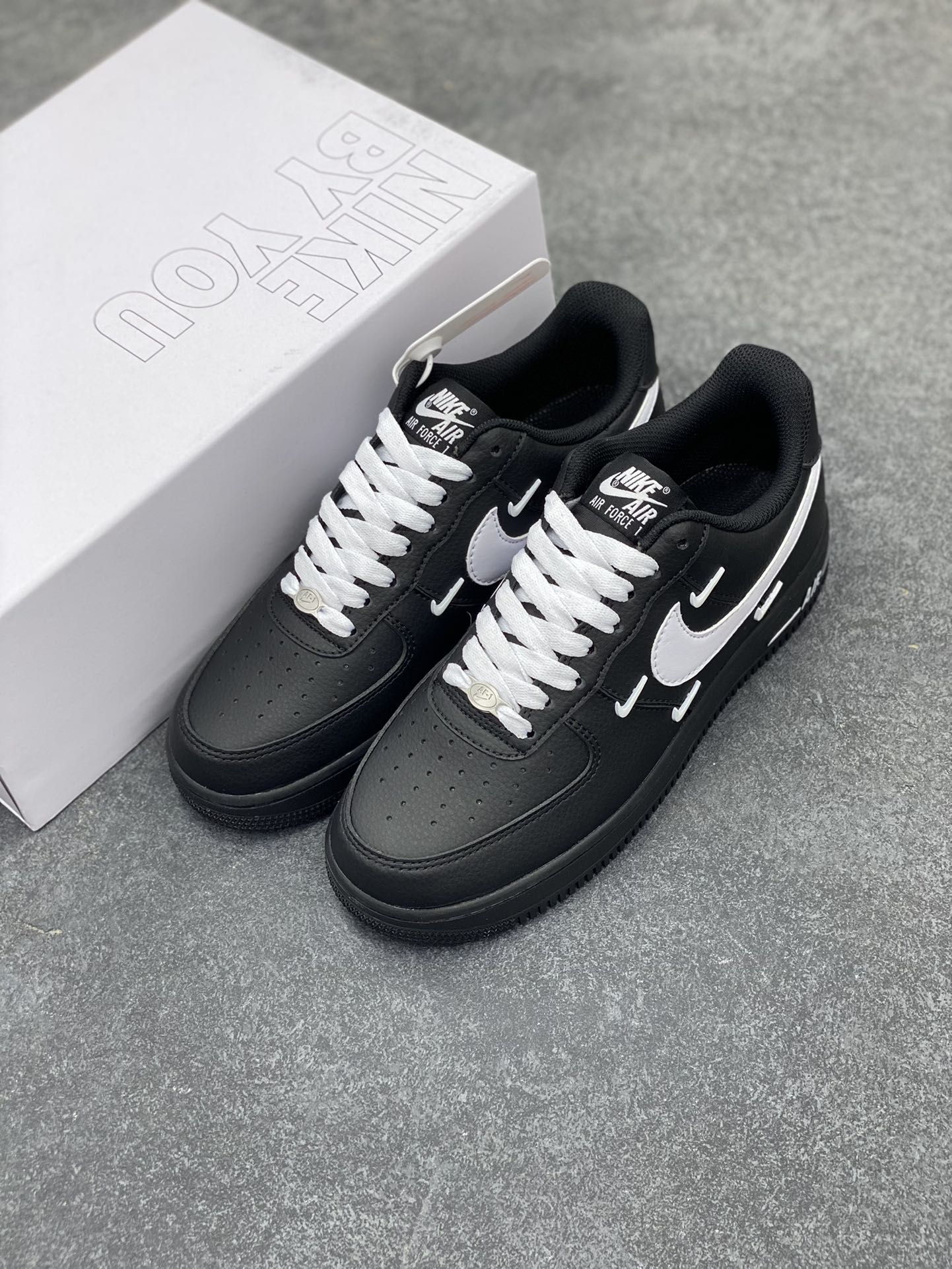 图片[8]-NK Air Force 1‘07 Low 定制款抽屉盒 空军一号低帮休闲板鞋 定制皮料 原楦原纸板 纯正版型 高清洁度 内置全掌气垫 货号：CW2288-111 尺码：36 36.5 37.5 38 38.5 39 40 40.5 41 42 42.5 43 44 44.5 45-选品中心
