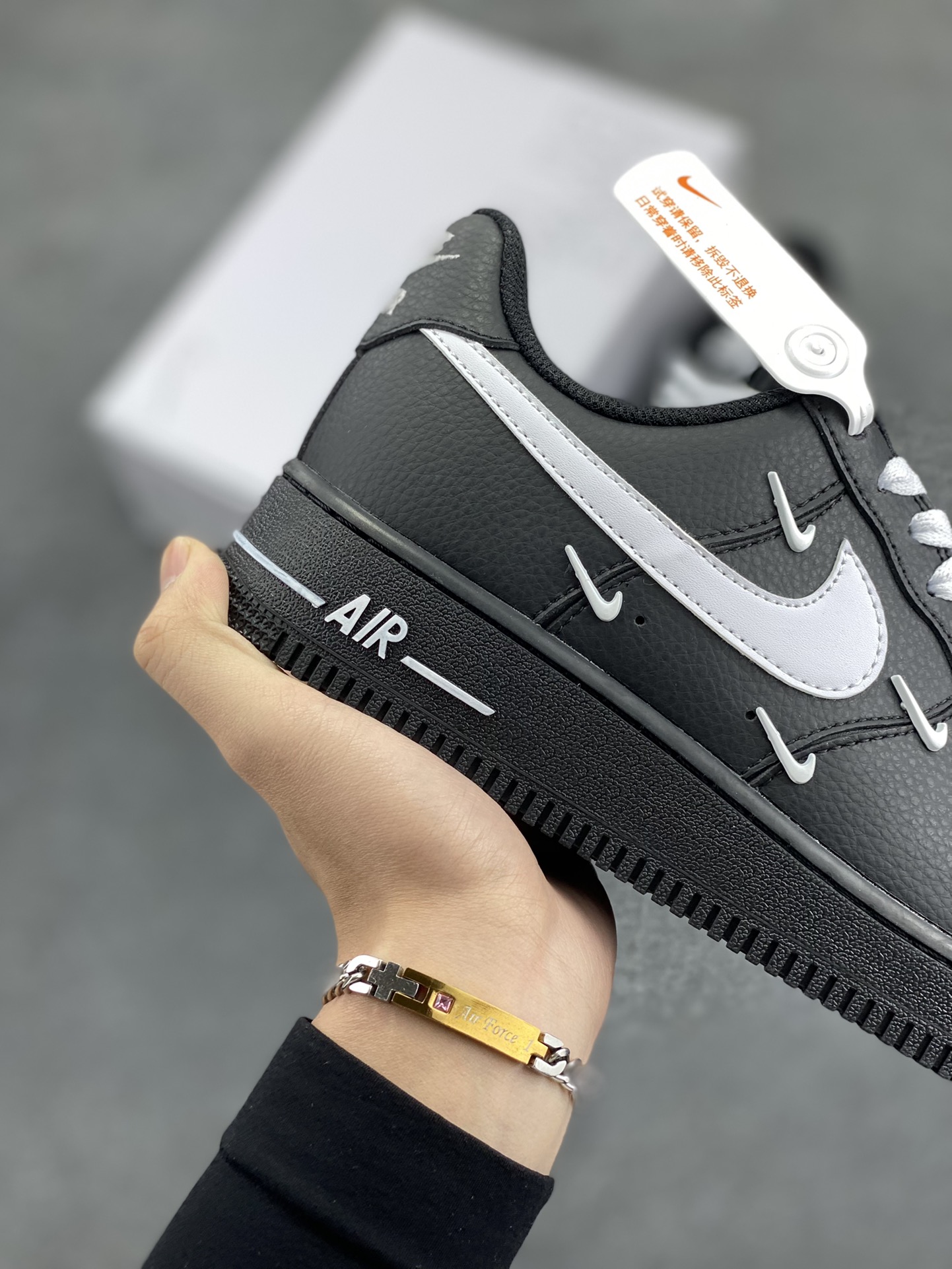 图片[6]-NK Air Force 1‘07 Low 定制款抽屉盒 空军一号低帮休闲板鞋 定制皮料 原楦原纸板 纯正版型 高清洁度 内置全掌气垫 货号：CW2288-111 尺码：36 36.5 37.5 38 38.5 39 40 40.5 41 42 42.5 43 44 44.5 45-选品中心