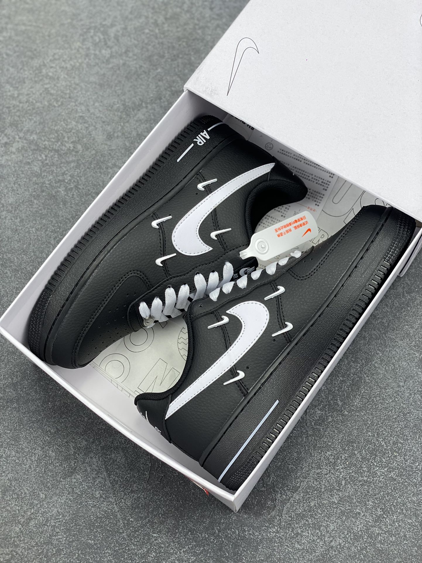 图片[9]-NK Air Force 1‘07 Low 定制款抽屉盒 空军一号低帮休闲板鞋 定制皮料 原楦原纸板 纯正版型 高清洁度 内置全掌气垫 货号：CW2288-111 尺码：36 36.5 37.5 38 38.5 39 40 40.5 41 42 42.5 43 44 44.5 45-选品中心