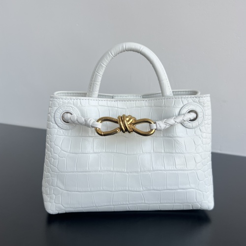 Bottega Veneta Andiamo Mini Crocodile-Embossed Leather Top Handle Bag 1 Bottega Veneta Andiamo Mini Crocodile-Embossed Leather Top Handle Bag
