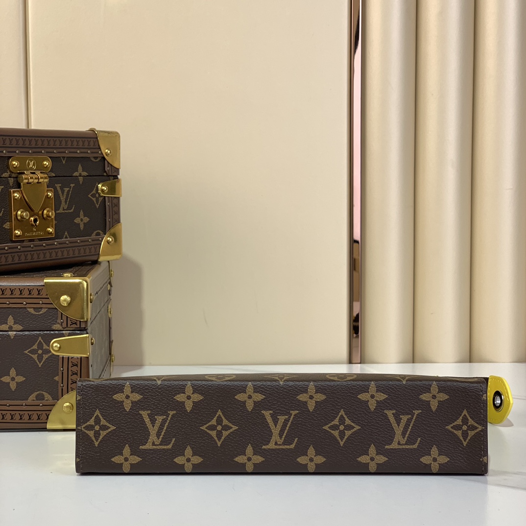 POCHETTEVOYAGE中号手拿包m12815老花/蓝色m12817老花/红色m12818老花/玫红