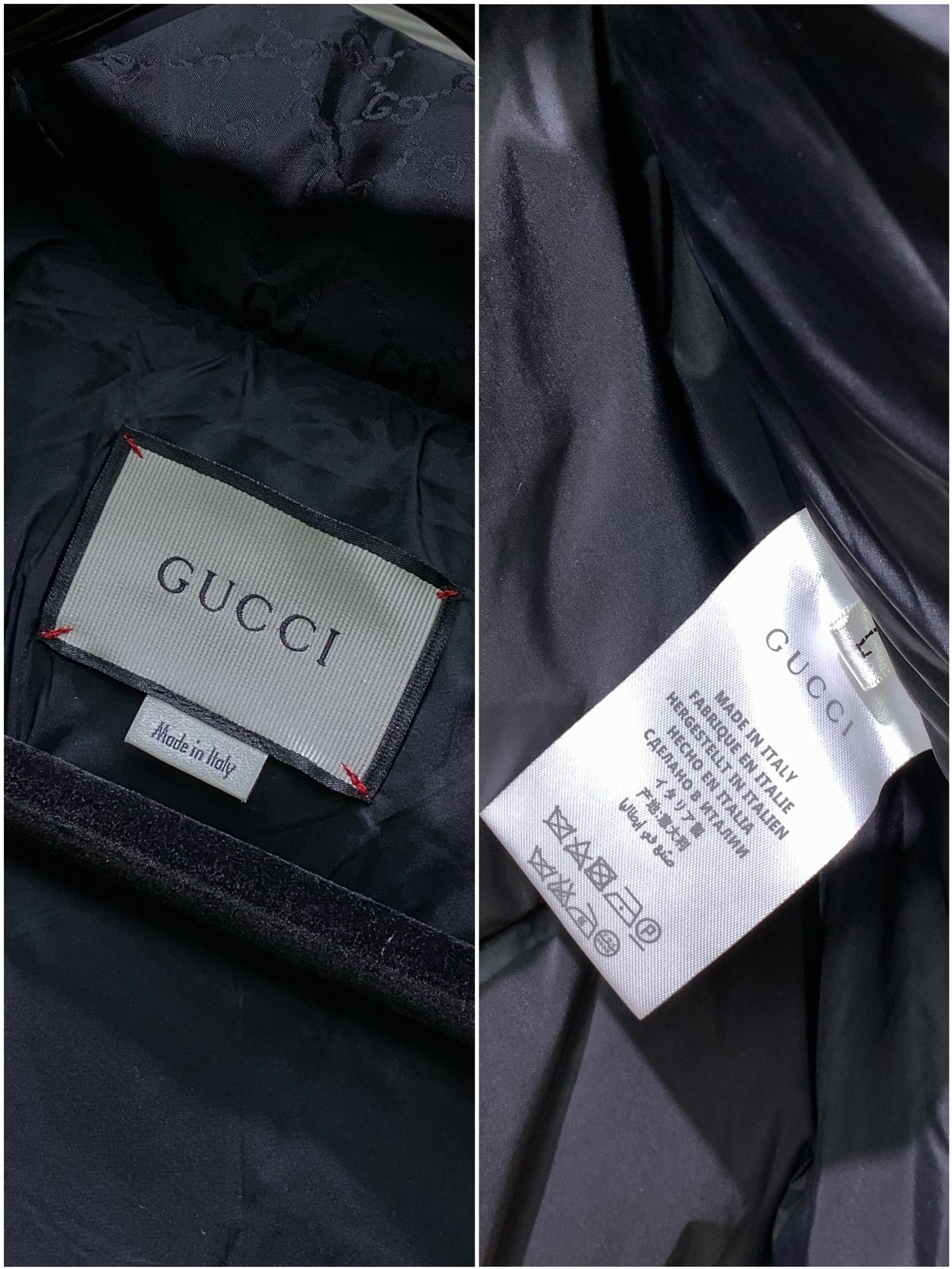 GUCCI古驰2024冬季新品时尚休闲连帽羽绒服外套专柜同步有售原单狠货采用进口原版面料顶级印花工艺字母