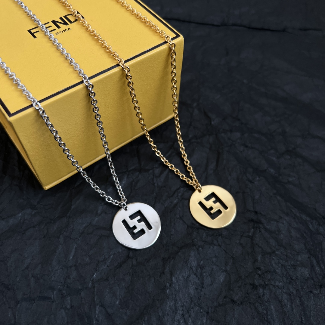 “¥340 Fendi Findi Necklace: High-End Custom, Simple, Gorgeous, Worth Getting Into” - 图片 3