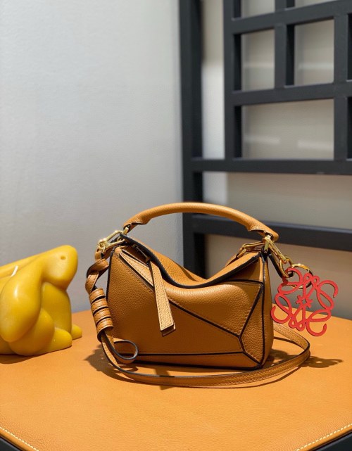 Loewe Puzzle Mini Bag New Pure Brown - Stylish and Versatile 1 Loewe Puzzle Mini Bag New Pure Brown - Stylish and Versatile
