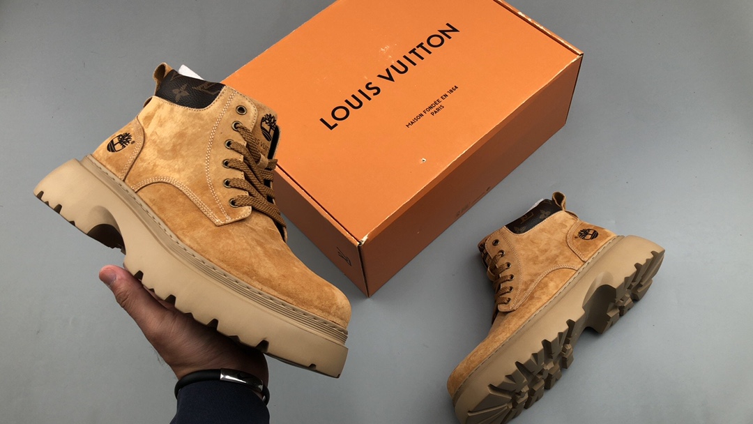Louis Vuitton Martin Boots Yellow