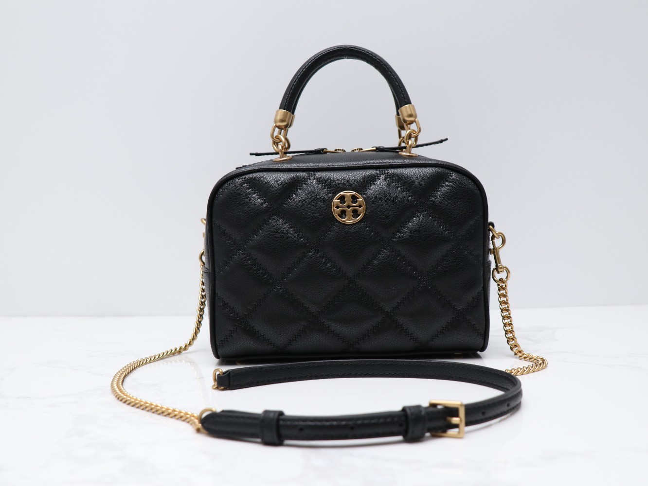 Tory Burch ～ TB新款手提斜挎包 山羊皮