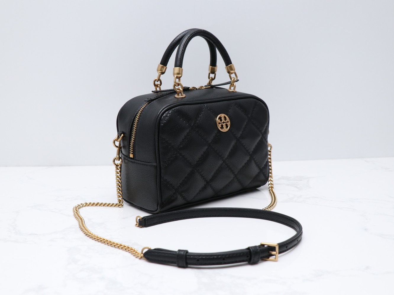 Tory Burch ～ TB新款手提斜挎包 山羊皮