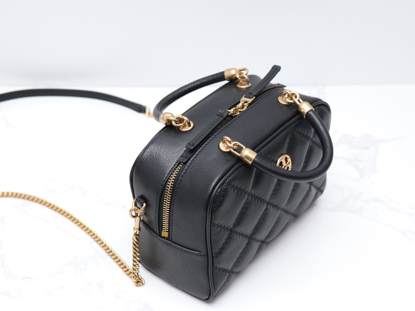 Tory Burch ～ TB新款手提斜挎包 山羊皮