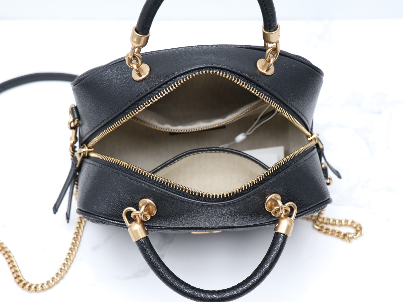 Tory Burch ～ TB新款手提斜挎包 山羊皮