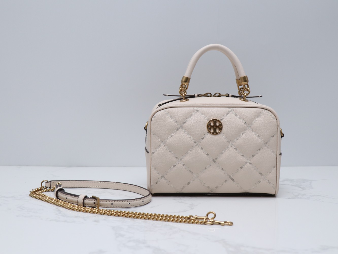 Tory Burch ～ TB新款手提斜挎包 山羊皮