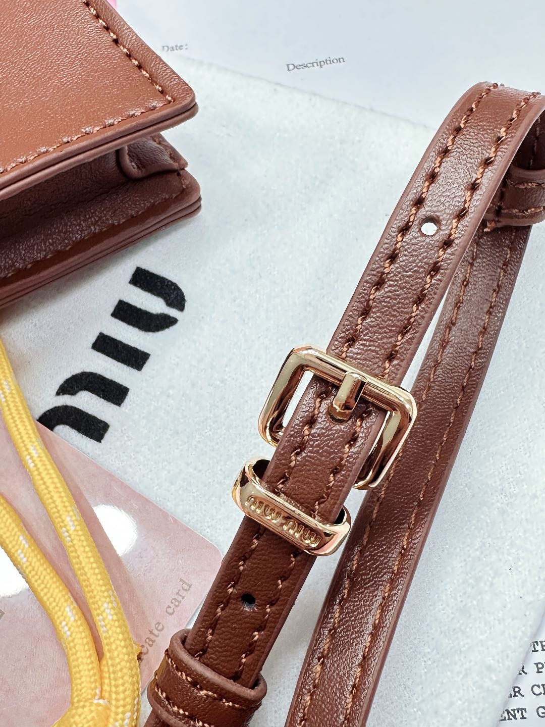 ♪ 158-miumiu, fallacious cow-skin key buttons ♪ - 图片 9