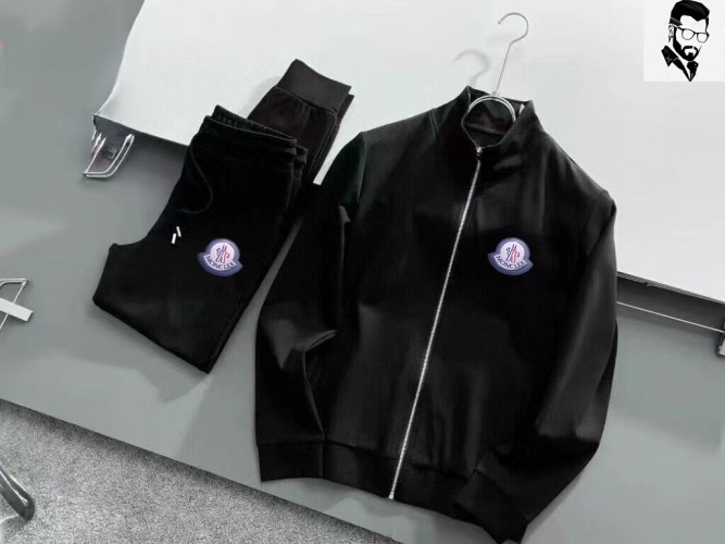 Moncler Conjunto Deportivo de Algodón Romano Premium para Hombre, Tallas Grandes 1 Moncler Conjunto Deportivo de Algodón Romano Premium para Hombre, Tallas Grandes